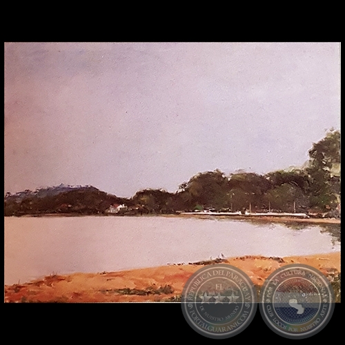 PAISAJE CON LAGO - Obra de FEDERICO ORDIÑANA